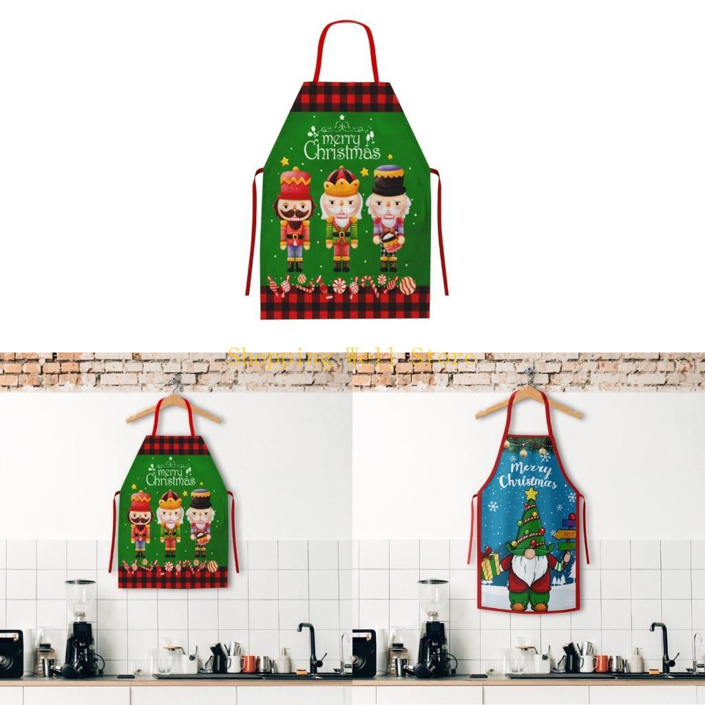 Home Cooking Shows - KX4B Świąteczny fartuch świąteczny do gotowania