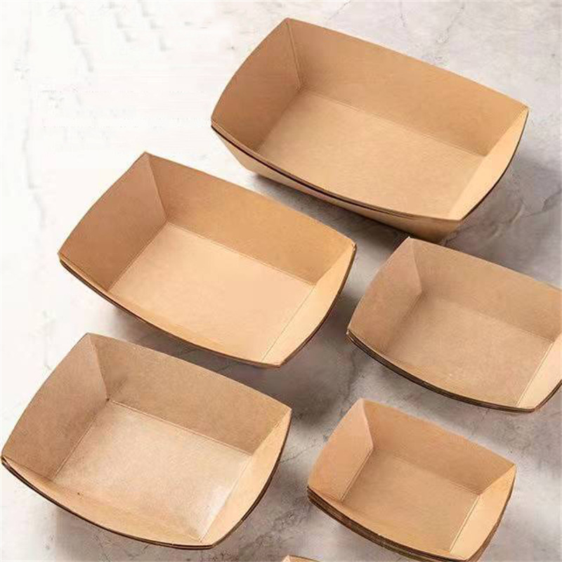 Sushi Mat Bamboo - 50sztShushi Wood Boat Natural Bamboo Jednorazowy