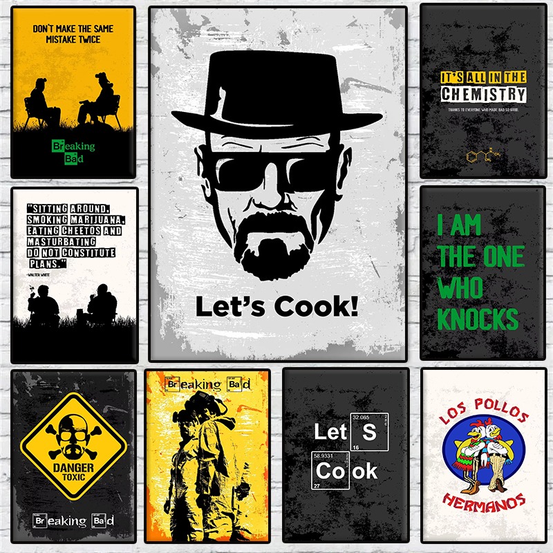 Home Cooking Shows - Klasyczny serial telewizyjny Breaking Bad Plakat