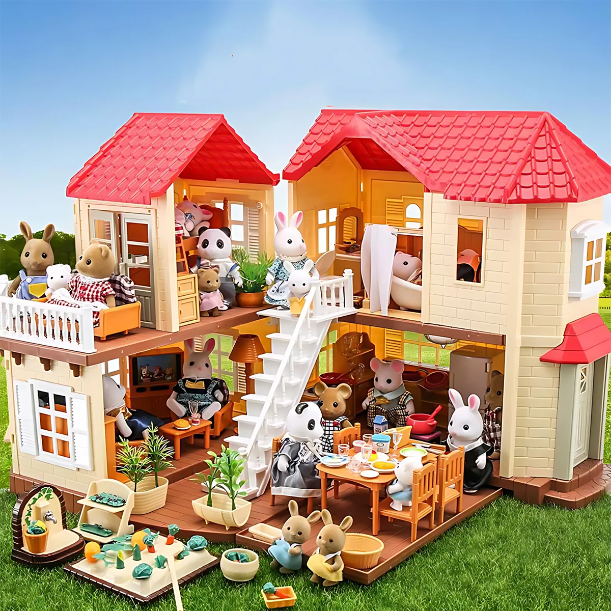 Home Cooking Kitchen - Miniaturowe meble 1:12 do domku dla