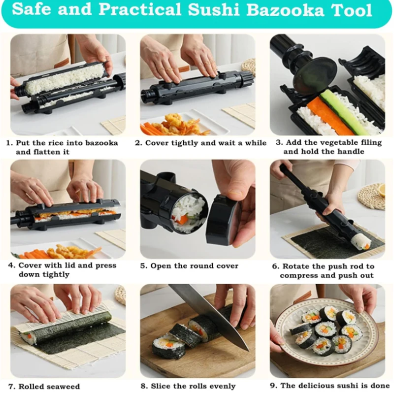 Zestaw do robienia sushi, bamb – Sushi Mat Bamboo recenzja i cena