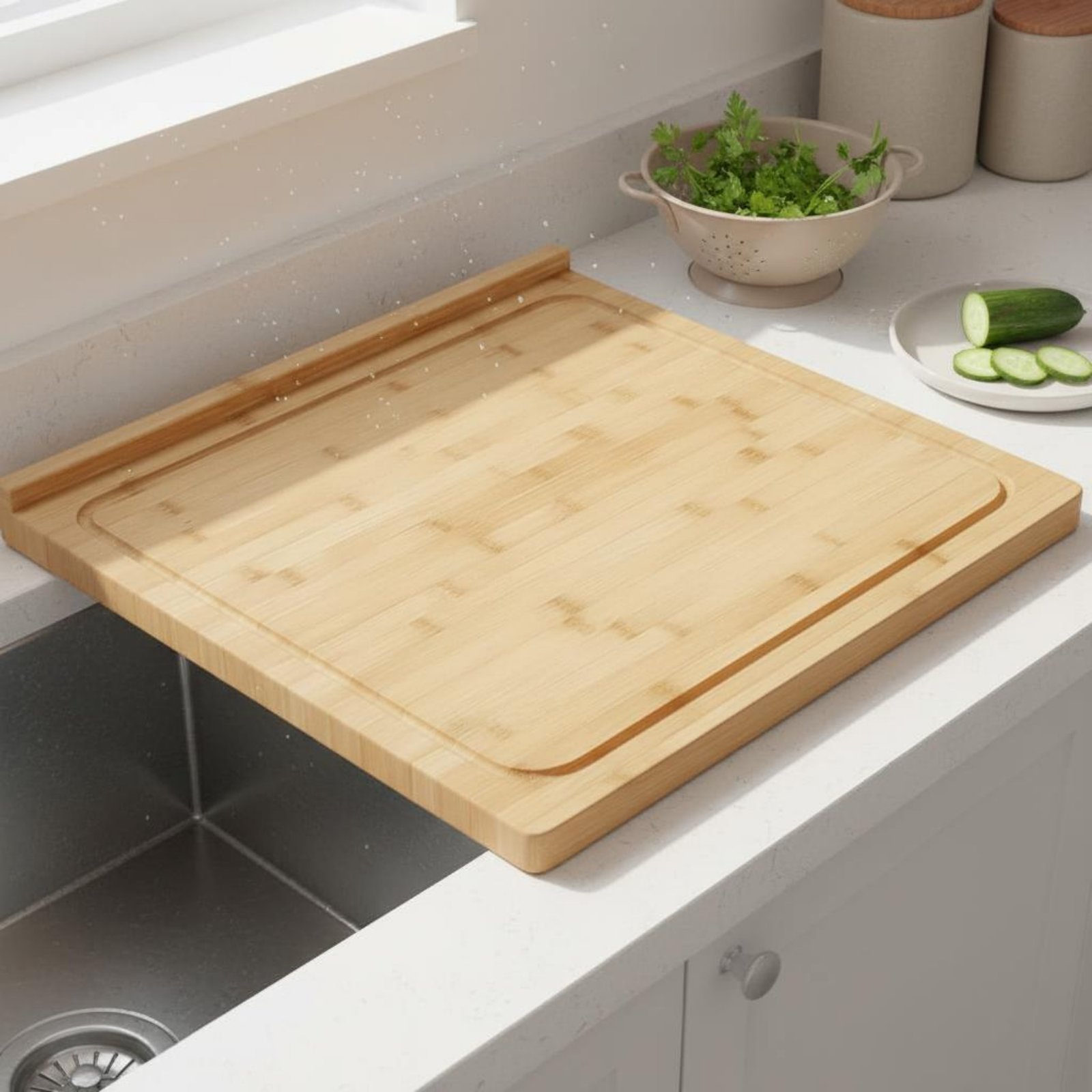 Deska do krojenia nad zlewem,  – Home Cooking Kitchen recenzja i cena