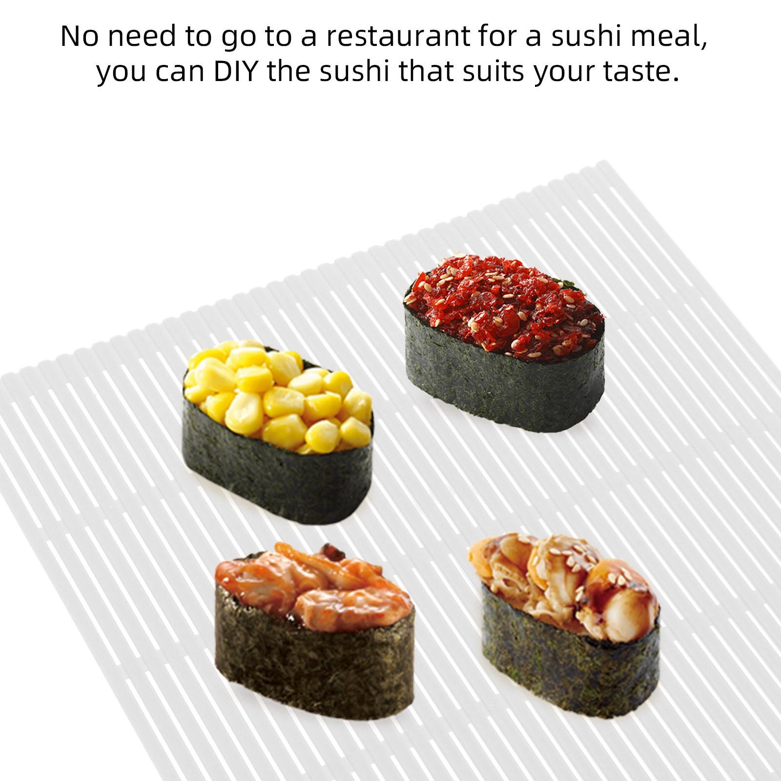4-częściowy zestaw narzędzi do – Sushi Mat Bamboo recenzja i cena