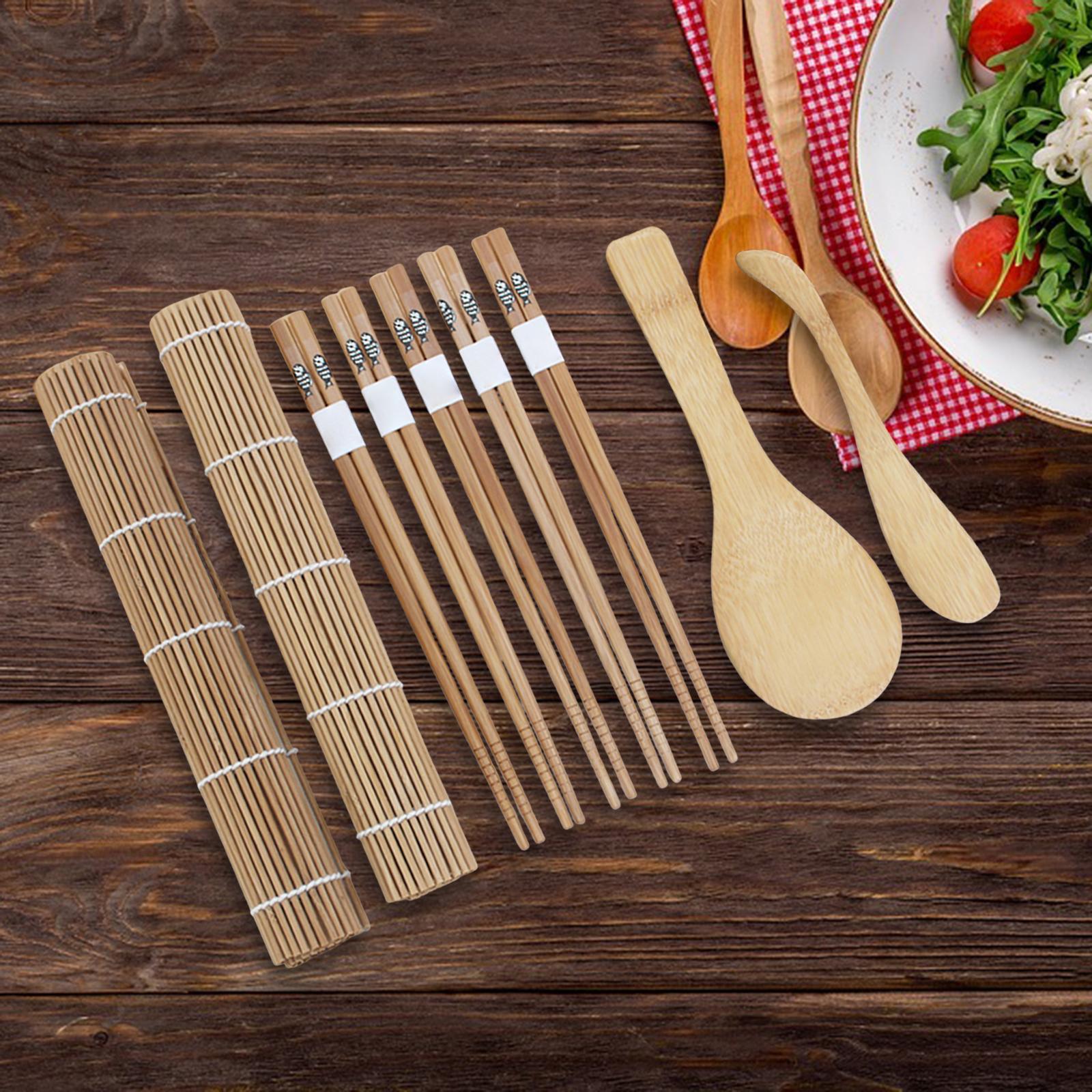 9-częściowy zestaw do robienia – Sushi Mat Bamboo recenzja i cena